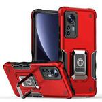 For Xiaomi 12 Pro/12S Pro Ring Holder Non-slip Armor Phone Case(Red)