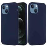 For iPhone 14 Shockproof Silicone Magsafe Case (Navy Blue)