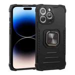 For iPhone 14 Pro Max All-inclusive Aluminum Alloy + TPU Case (Black)