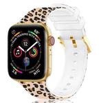 Square Buckle Color Printing Watch Band For Apple Watch Ultra 49mm / Series 8&7 45mm / SE 2&6&SE&5&4 44mm / 3&2&1 42mm(Leopard 2)