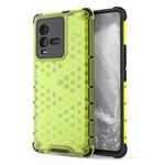 For vivo iQOO 10 5G Shockproof Honeycomb PC + TPU Protective Phone Case(Green)