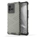 For vivo iQOO 10 5G Shockproof Honeycomb PC + TPU Protective Phone Case(Black)