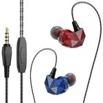 QKZ AK2 Sports In-ear Wired HiFi Sound Heavy Bass 3.5mm Earphone with Mic(Two-color)