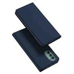 For Motorola Moto G62 5G DUX DUCIS Skin Pro Series PU + TPU Leather Phone Case(Blue)