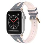 Slim Glitter Watch Band For Apple Watch Ultra 49mm / Series 8&7 45mm / SE 2&6&SE&5&4 44mm / 3&2&1 42mm(Black)