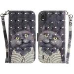 For Nokia C2 2nd Edition 3D Colored Horizontal Flip Leather Phone Case(Hug Cat)