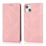 For iPhone 14 Pro Max Strong Magnetic Leather Case (Rose Gold)