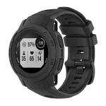 For Garmin Instinct 2S Solid Color Silicone Sports Watch Band(Graphite Grey)