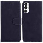 For Tecno Pova 3 LE7 Skin Feel Pure Color Flip Leather Phone Case(Black)