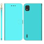 For Nokia C2 2nd Edition Imitated Mirror Surface Horizontal Flip Leather Phone Case(Mint Green)