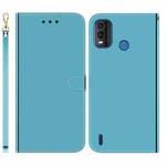 For Nokia G11 Plus Imitated Mirror Surface Horizontal Flip Leather Phone Case(Blue)