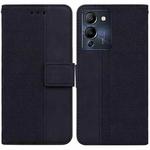 For Infinix Note 12 G96/X670 Geometric Embossed Leather Phone Case(Black)
