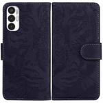 For Tecno Pova 3 LE7 Tiger Embossing Pattern Horizontal Flip Leather Phone Case(Black)