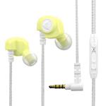 QKZ SK5 In-ear Subwoofer Wire-controlled Music Earphone with Mic(Yellow)