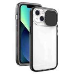 For iPhone 12 Pro Sliding Camera Phone Case(Black)