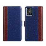 For vivo S10 / S10 Pro Ostrich Texture Flip Leather Phone Case(Blue)