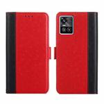 For vivo S10 / S10 Pro Ostrich Texture Flip Leather Phone Case(Red)