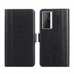 For vivo X70 Pro Ostrich Texture Flip Leather Phone Case(Black)