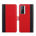 For vivo X70 Pro Ostrich Texture Flip Leather Phone Case(Red)