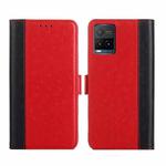 For vivo Y21 / Y21s / Y33s Ostrich Texture Flip Leather Phone Case(Red)