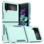 For Samsung Galaxy Z Flip4 PC + TPU Phone Case(Light Green)