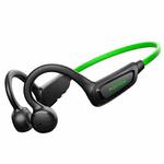 PLEXTONE BOOST1 Bluetooth 5.0 Bone Conduction Earhook Sports Earphones(Green)