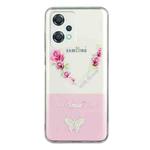 For OnePlus Nord CE 2 Lite Bronzing Butterfly Flower Phone Case(Rose Heart)