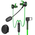 PLEXTONE G30GL 1.2m Game Live DSP In-Ear Type-C Wired Gaming Earphones (Green)