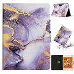 Marble Pattern Smart Leather Tablet Case For iPad mini 5 / 4 / 3 / 2 / 1(Purple)