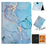 Marble Pattern Smart Leather Tablet Case For iPad mini 5 / 4 / 3 / 2 / 1(Blue)