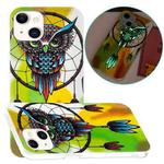 For iPhone 14 Luminous TPU Soft Phone Case (Owl)