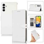 For Samsung Galaxy A13 5G Cross Texture Horizontal Flip Leather Phone Case(White)
