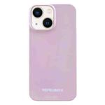 For iPhone 13 Painted Pattern PC Phone Case(Pink)