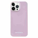 For iPhone 13 Pro Painted Pattern PC Phone Case (Pink)