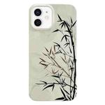 For iPhone 12 Painted Pattern PC Phone Case(Ink Painting)
