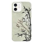 For iPhone 11 Painted Pattern PC Phone Case (Ink Painting)