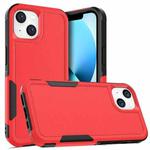 For iPhone 14 Soft TPU Hard PC Phone Case (Red)