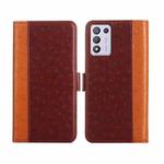 For OPPO K9s / Realme Q3s Ostrich Texture Flip Leather Phone Case(Brown)