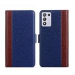 For OPPO K9s / Realme Q3s Ostrich Texture Flip Leather Phone Case(Blue)