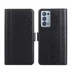 For OPPO Reno6 Pro+ 5G Ostrich Texture Flip Leather Phone Case(Black)