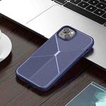 For iPhone 14 Plus Airbag Shockproof TPU Phone Case (Blue)