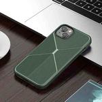 For iPhone 14 Plus Airbag Shockproof TPU Phone Case (Green)