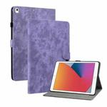Tiger Pattern PU Tablet Case With Sleep / Wake-up Function For iPad 9.7 2017/2018/2019/2020(Purple)