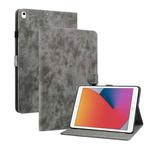 Tiger Pattern PU Tablet Case With Sleep / Wake-up Function For iPad 10.2 2019/Air 2019 10.5/10.2 2020/2021(Grey)