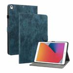Tiger Pattern PU Tablet Case With Sleep / Wake-up Function For iPad 10.2 2019/Air 2019 10.5/10.2 2020/2021(Dark Blue)