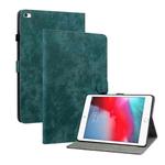 Tiger Pattern PU Tablet Case With Sleep / Wake-up Function For iPad mini 1/2/3/4/5(Dark Green)