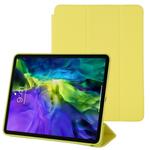 For iPad Pro 11 2022 / 2021 / 2020 3-fold Horizontal Flip Smart Leather Tablet Case with Sleep / Wake-up Function & Holder(Yellow)