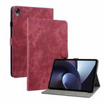 For OPPO Pad 11 Tiger Pattern PU Tablet Case(Red)