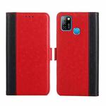 For Infinix Hot 10 Lite / Smart 5 Ostrich Texture Flip Leather Phone Case(Red)