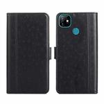 For Itel Vision 1 Ostrich Texture Flip Leather Phone Case(Black)